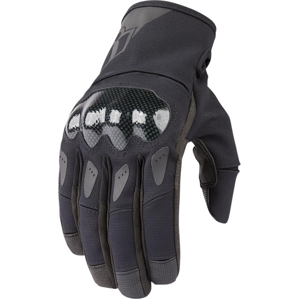 Icon Stormhawk Textile Gloves Black