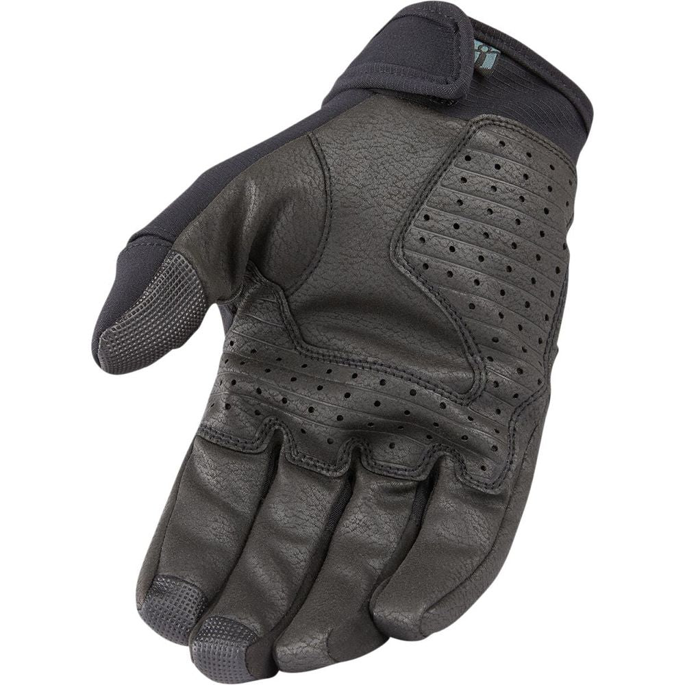 Icon Stormhawk Textile Gloves Black