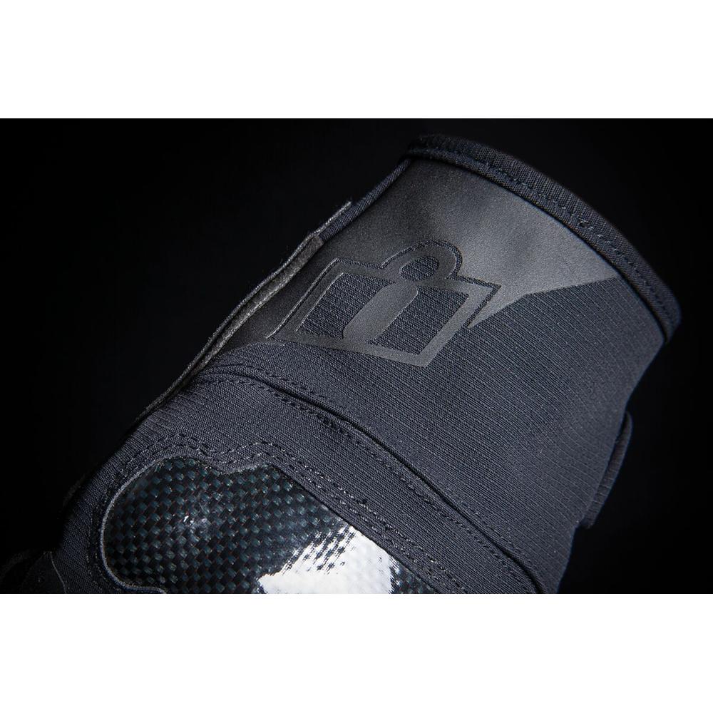 Icon Stormhawk Textile Gloves Black