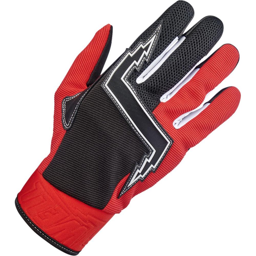 Biltwell Baja Gloves Red / Black