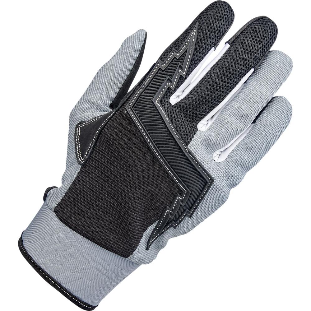 Biltwell Baja Gloves Grey / Black