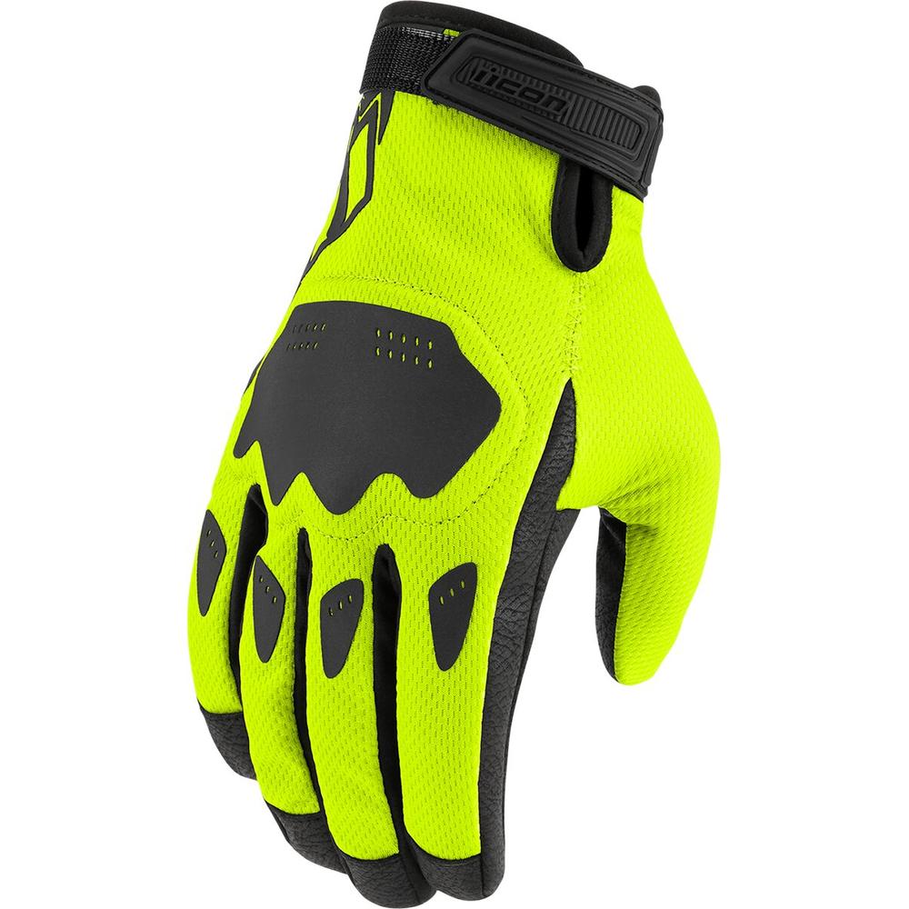 Icon Hooligan CE Gloves Hi-Viz