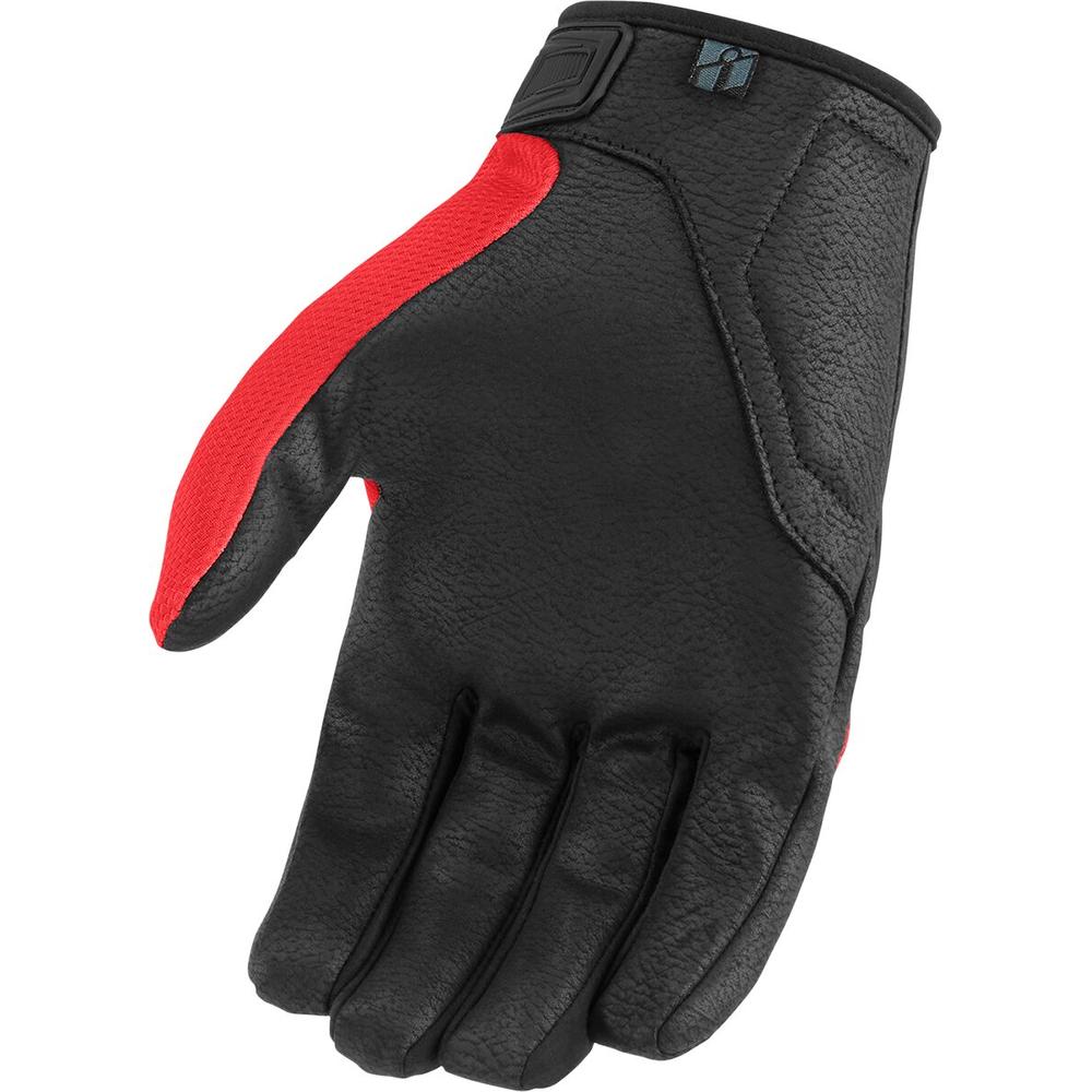 Icon Hooligan CE Gloves Red