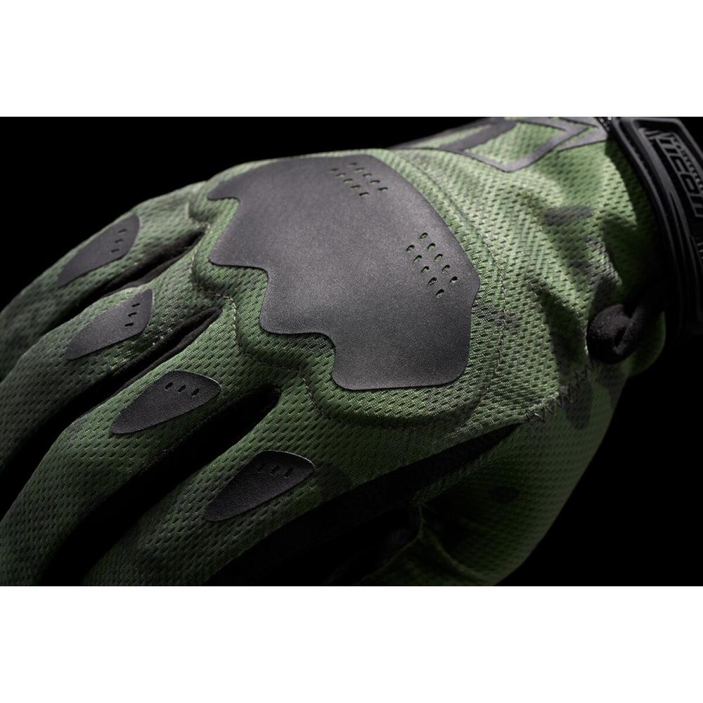 Icon Hooligan CE Gloves Green Camo