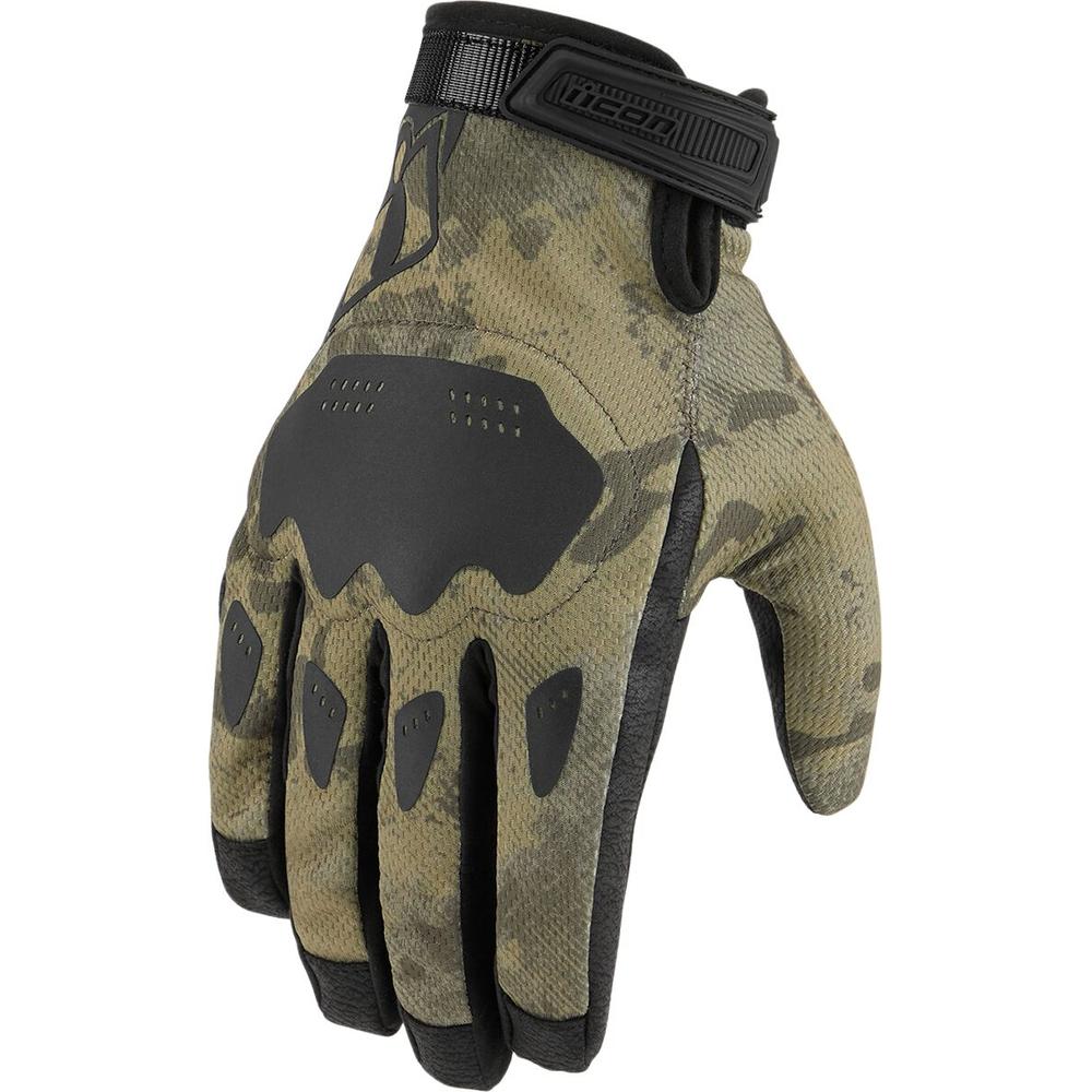 Icon Hooligan CE Gloves Tan Camo