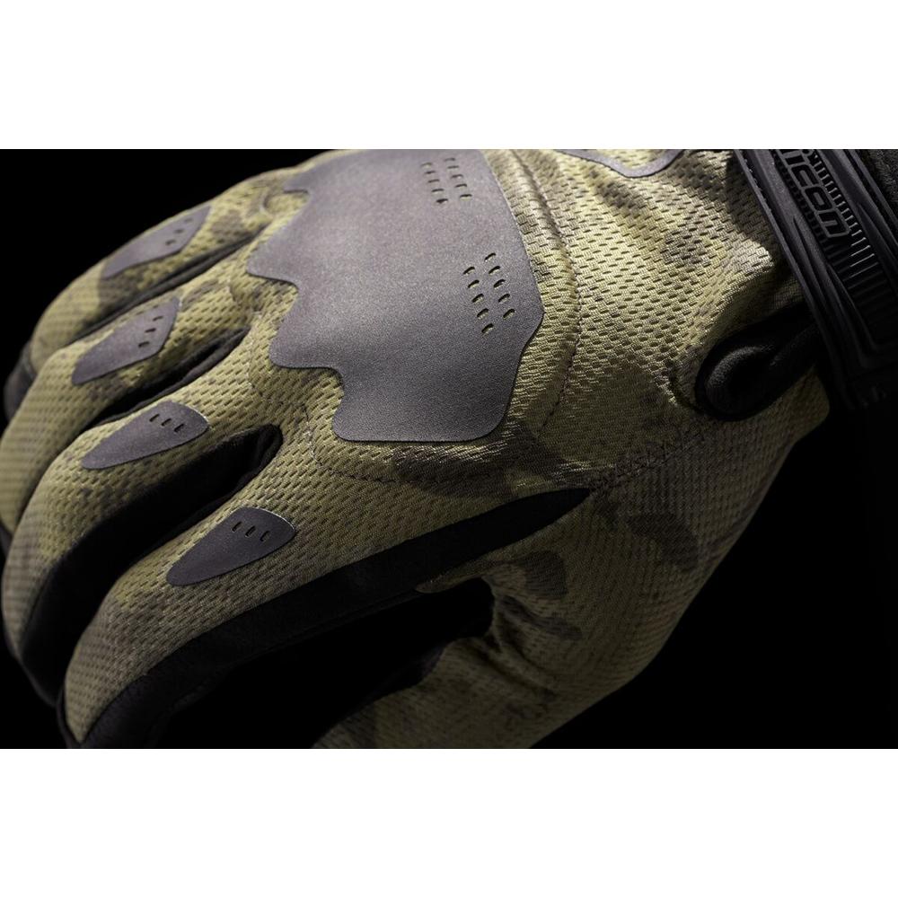 Icon Hooligan CE Gloves Tan Camo