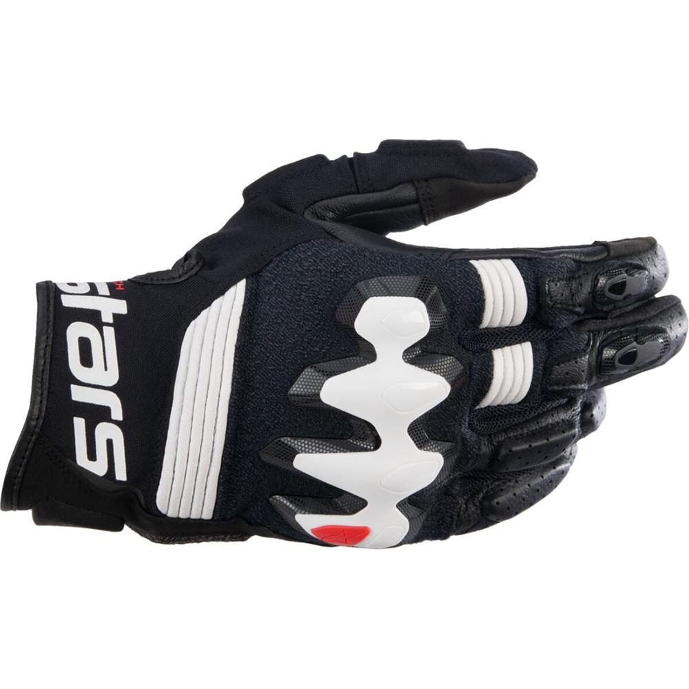 Alpinestars Halo Leather Gloves Black / White