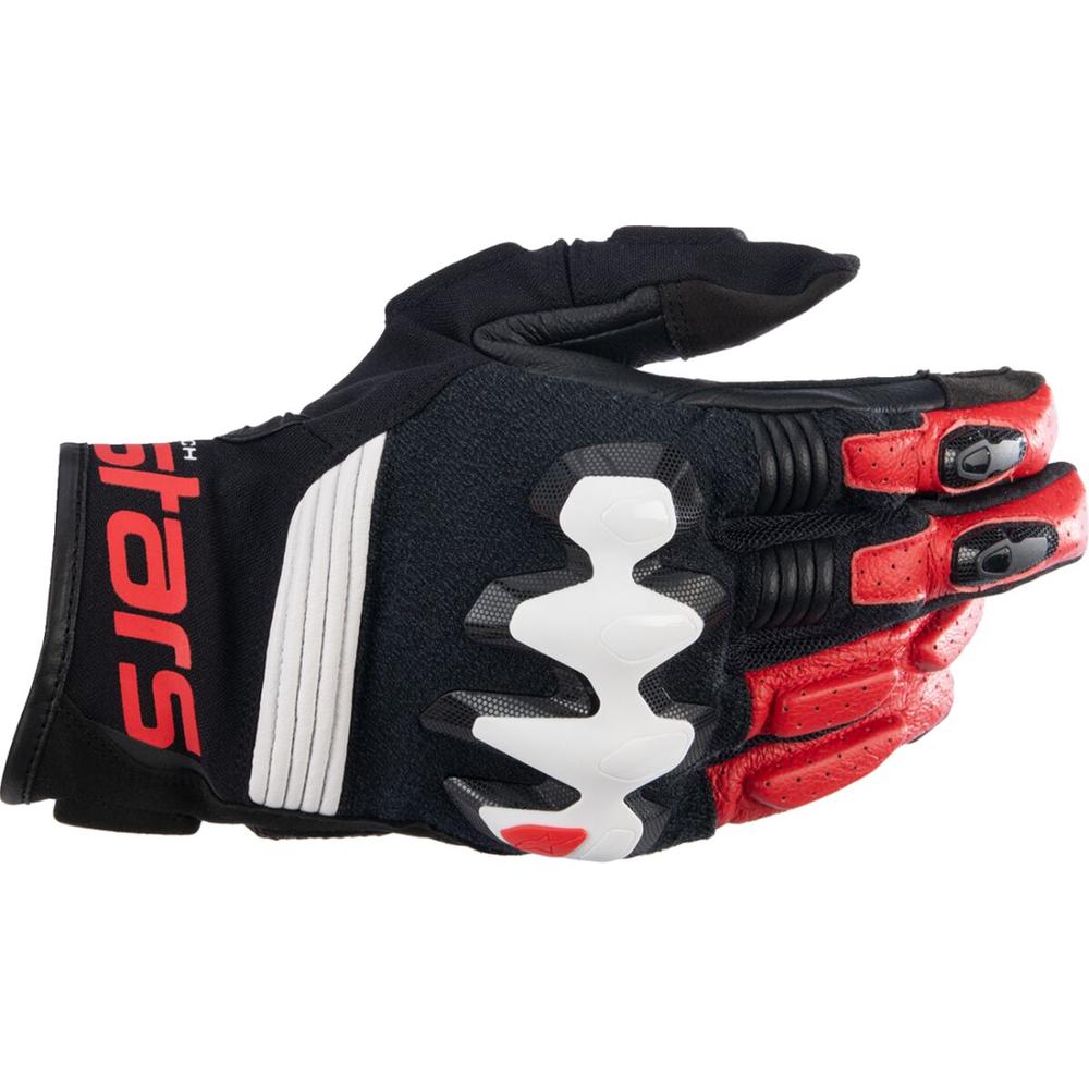 Alpinestars Halo Leather Gloves Black / White / Red