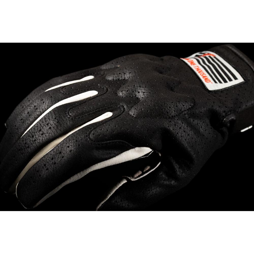 Icon Airform Slabtown Leather Gloves Black