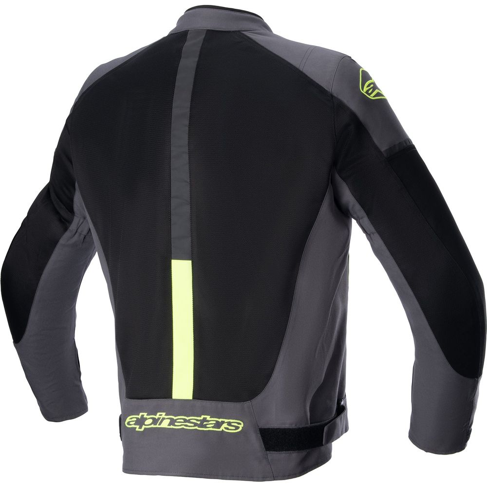 Alpinestars T SP X Superair Jacket Tar Grey / Black / Fluo Yellow (Image 2) - ThrottleChimp