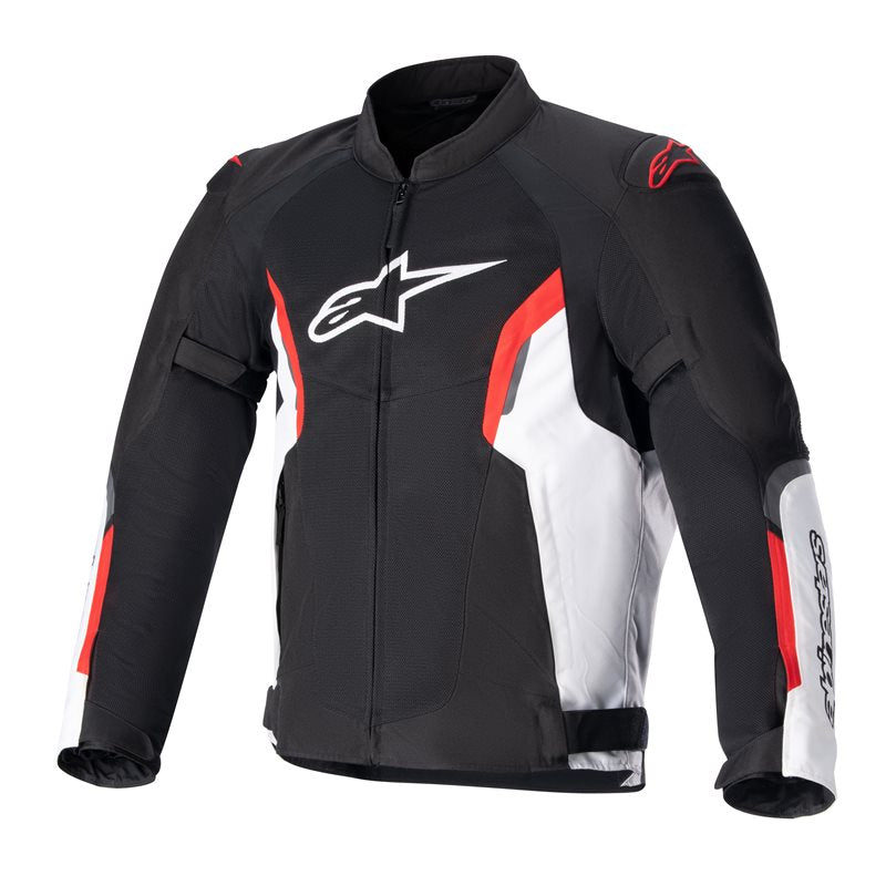 Alpinestars AST V2 Air Jacket Black / White / Bright Red FREE 1 YEAR Returns, FREE UK Delivery | ThrottleChimp