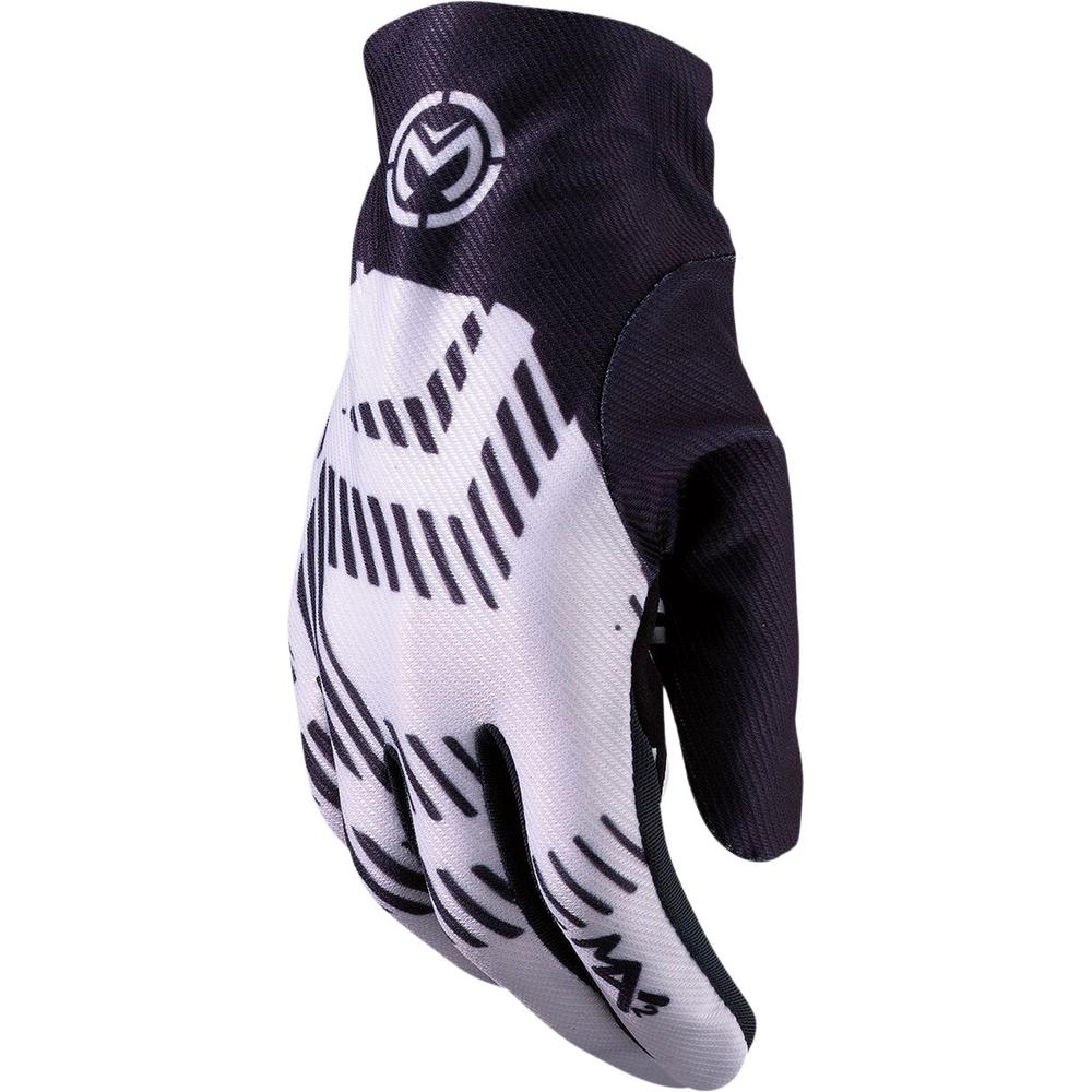 Moose Racing MX2 Textile Gloves White