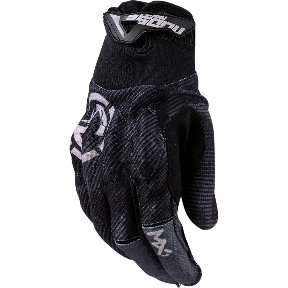 Moose Racing MX1 Textile Gloves Grey / Black