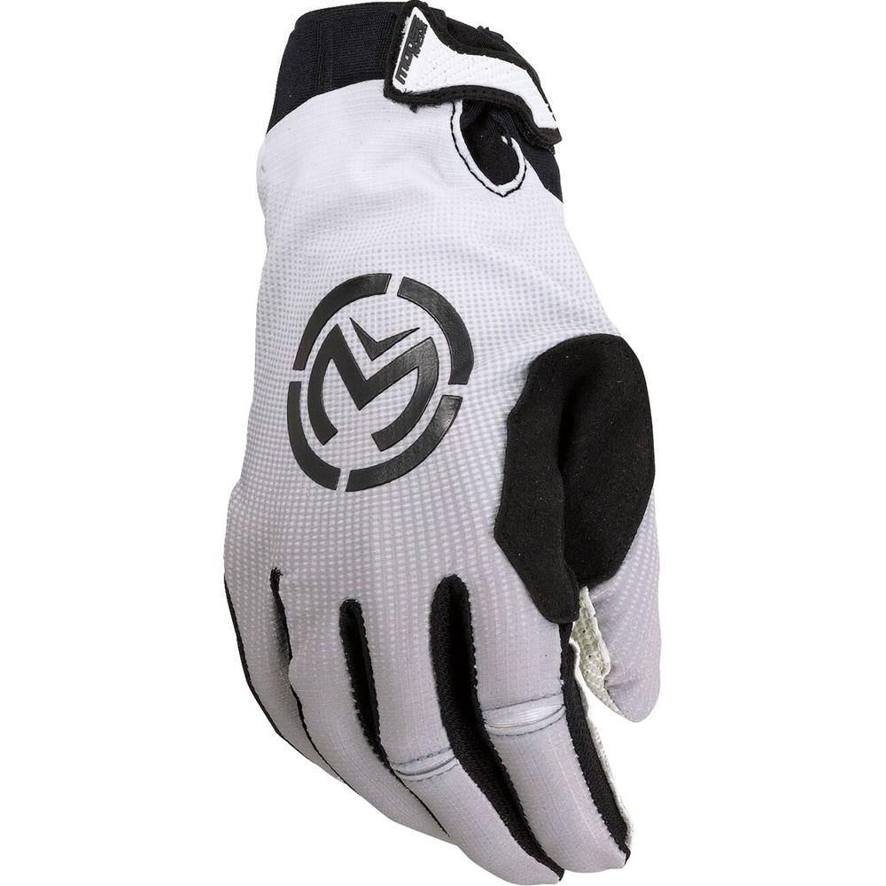 Moose Racing SX1 Textile Gloves White