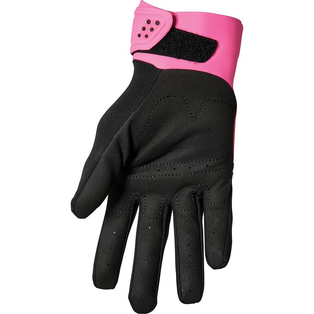 Thor Spectrum Ladies Textile Gloves Black / Pink FREE 1 YEAR Returns, FREE UK Delivery | ThrottleChimp