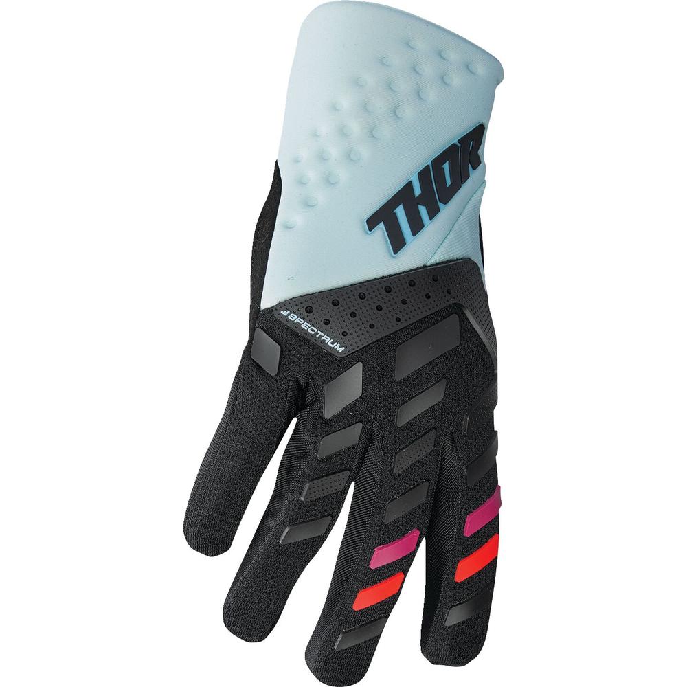 Thor Spectrum Ladies Gloves Black / Mint FREE 1 YEAR Returns, FREE UK Delivery | ThrottleChimp