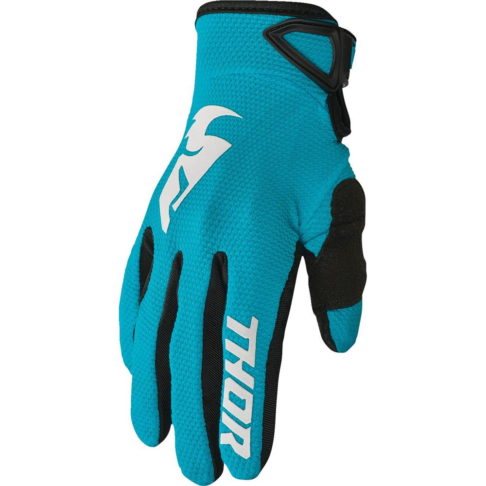 Thor Sector Ladies Gloves Aqua / White FREE 1 YEAR Returns, FREE UK Delivery | ThrottleChimp