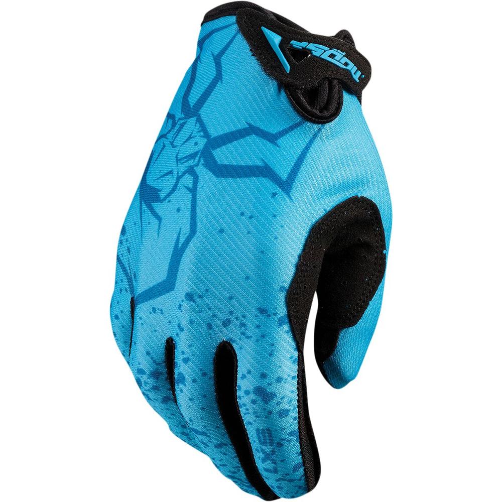 Moose Racing SX1 Youth Textile Gloves Blue