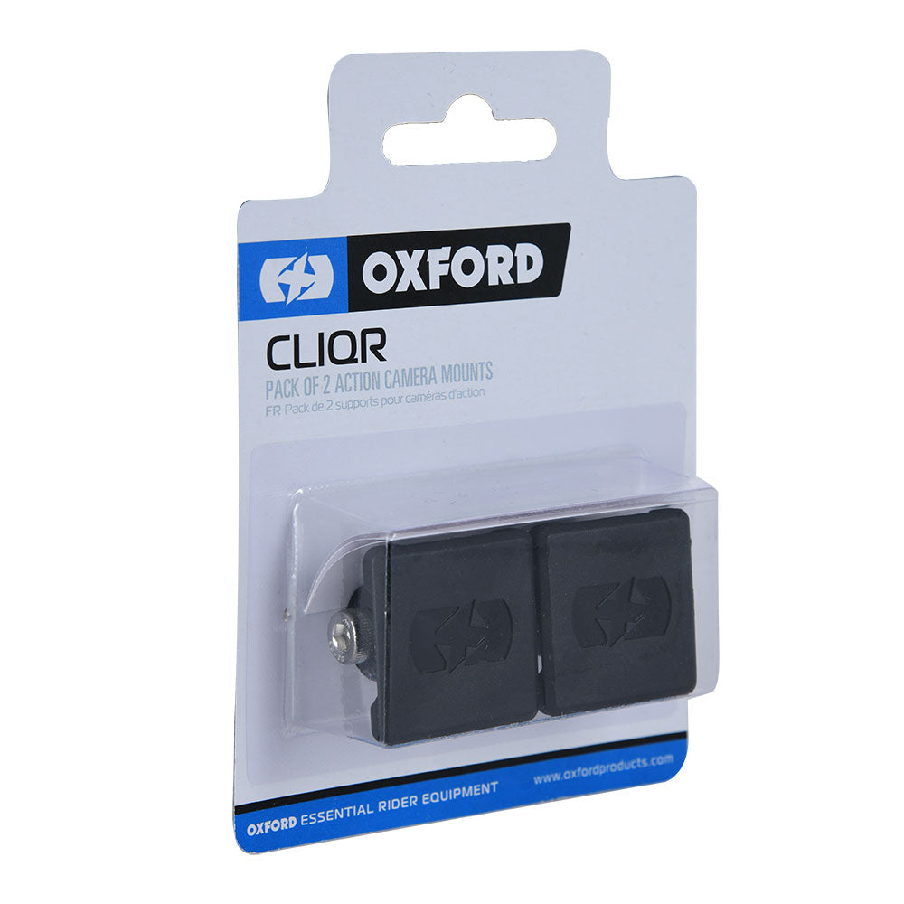 Oxford CLIQR Action Camera Mounts Black (Image 2) - ThrottleChimp