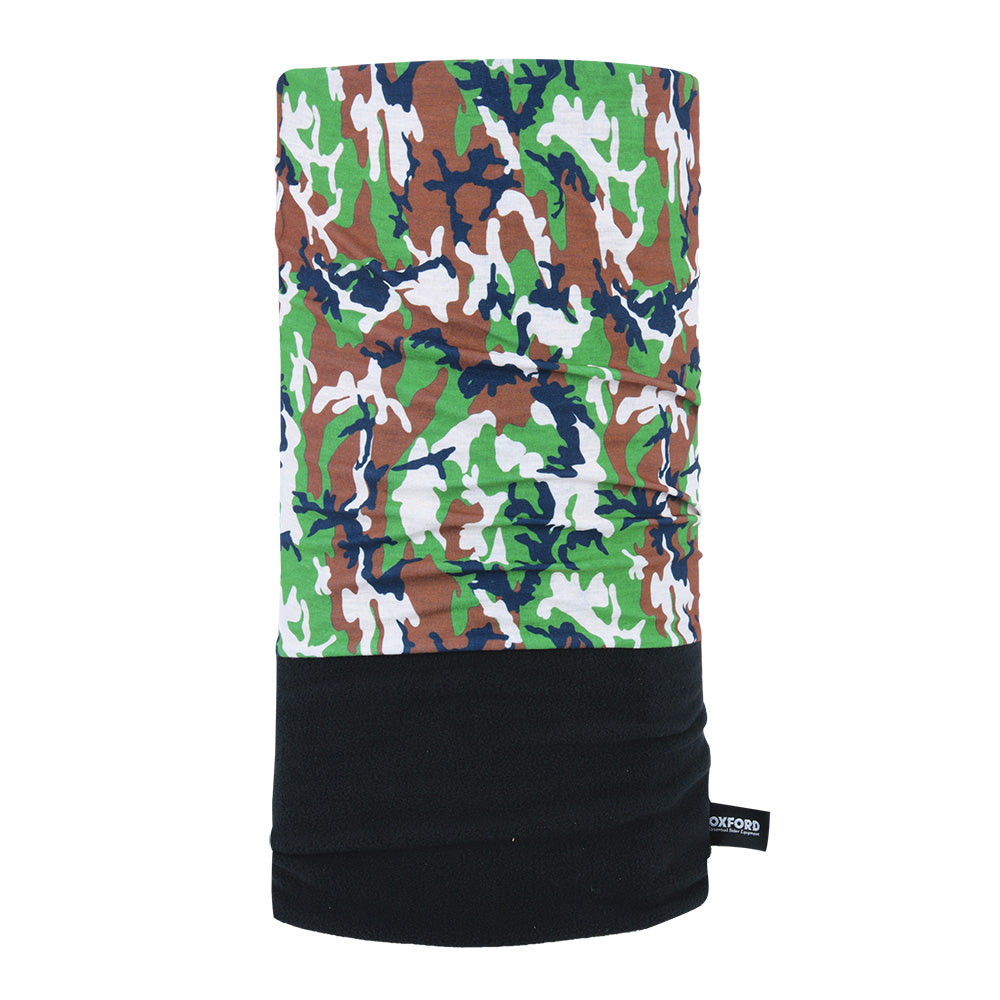 Oxford Snug Thermal Head & Neckwear Green Camo (Image 2) - ThrottleChimp