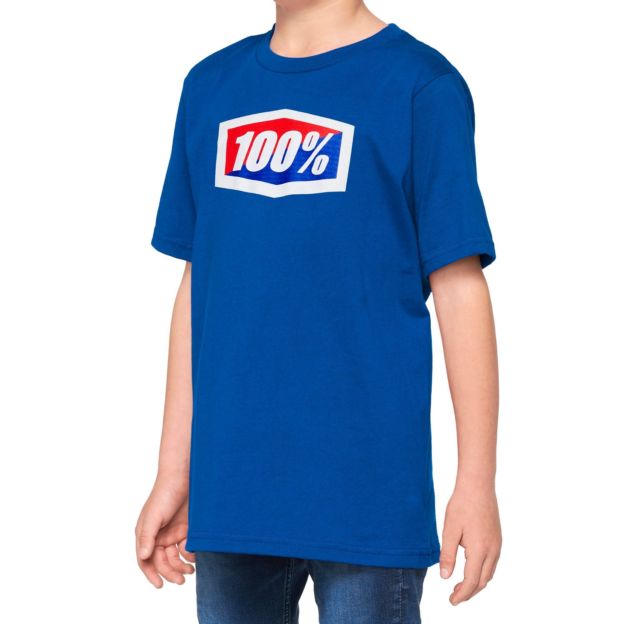 100% Official Youth T-Shirt Blue FREE 1 YEAR Returns, FREE UK Delivery | ThrottleChimp