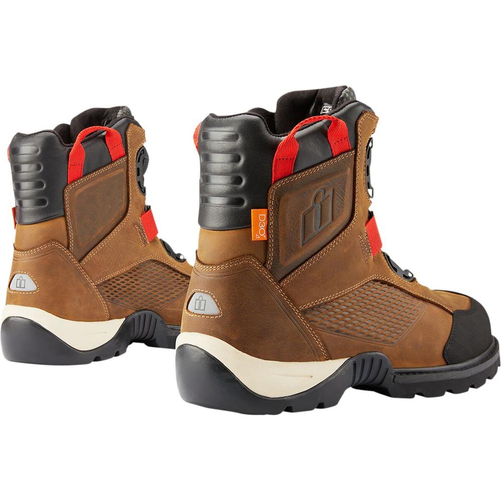 Icon Stormhawk Waterproof Boots Brown