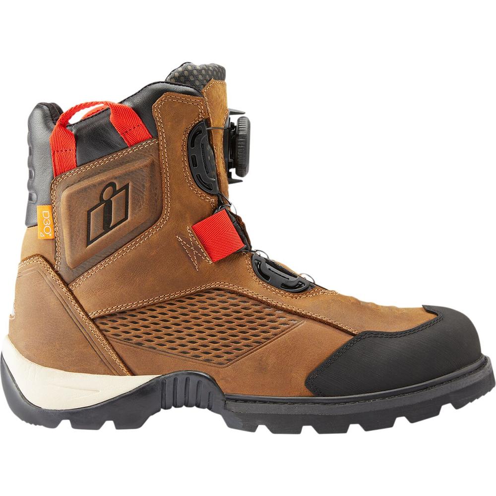 Icon Stormhawk Waterproof Boots Brown