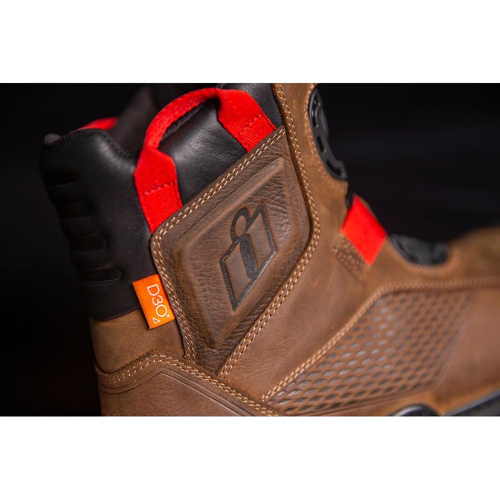 Icon Stormhawk Waterproof Boots Brown