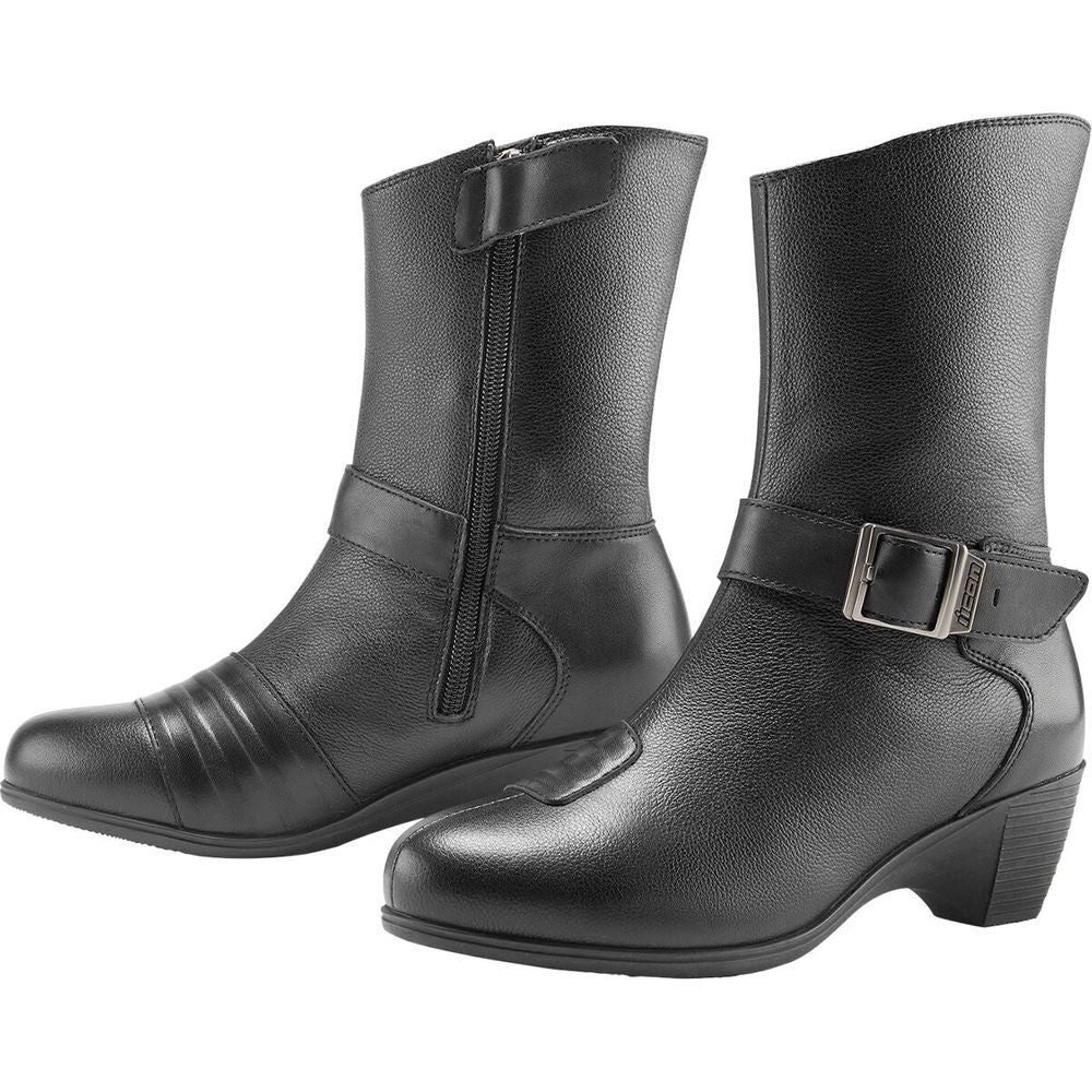 Icon Tuscadero Ladies CE Boots Black