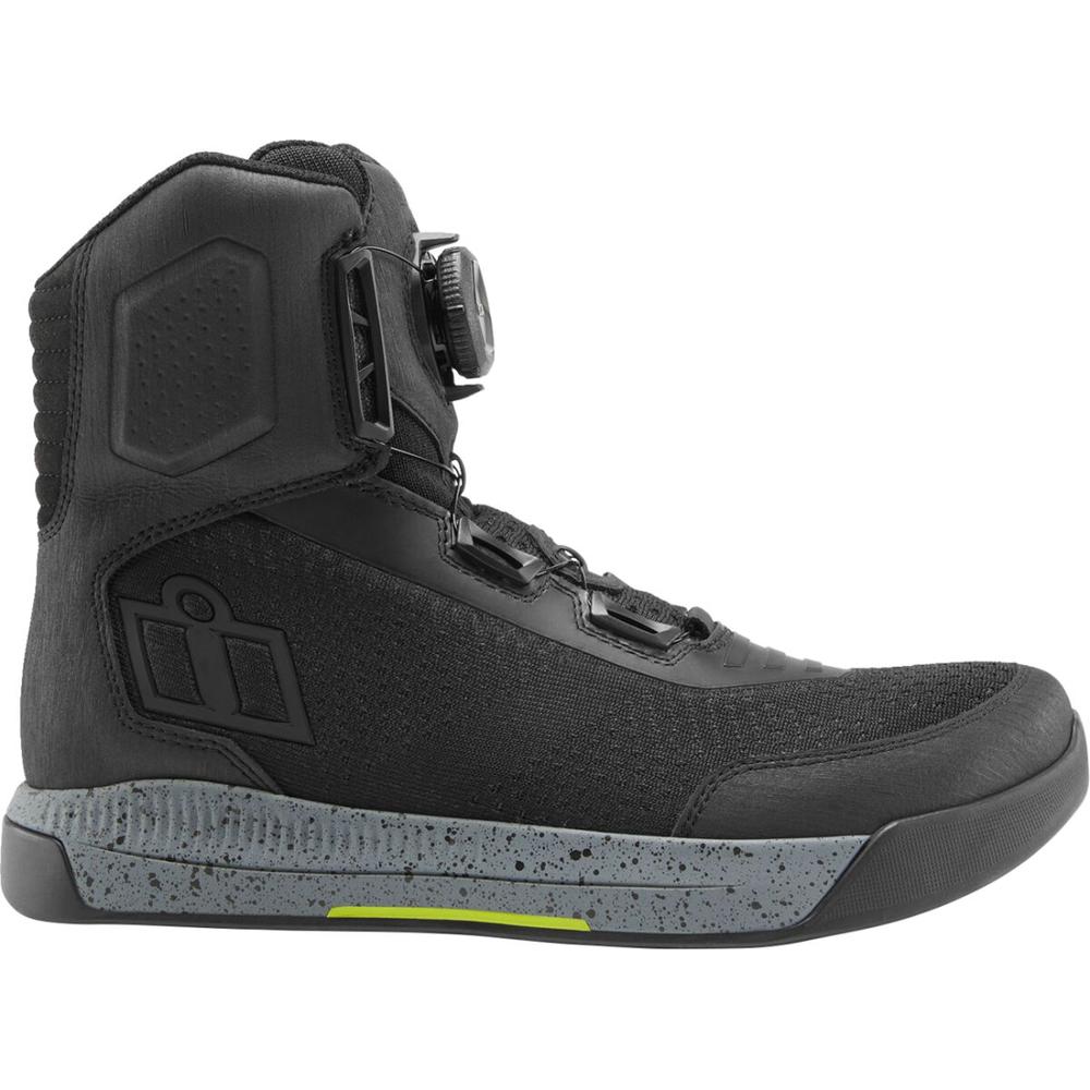 Icon Overlord Vented CE Boots Black FREE 1 YEAR Returns, FREE UK Delivery | ThrottleChimp