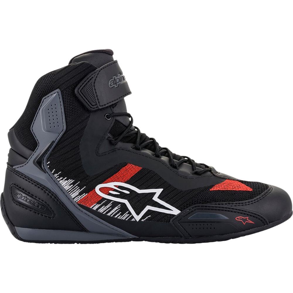 Alpinestars Faster-3 Rideknit Shoes Black / Grey / Bright Red