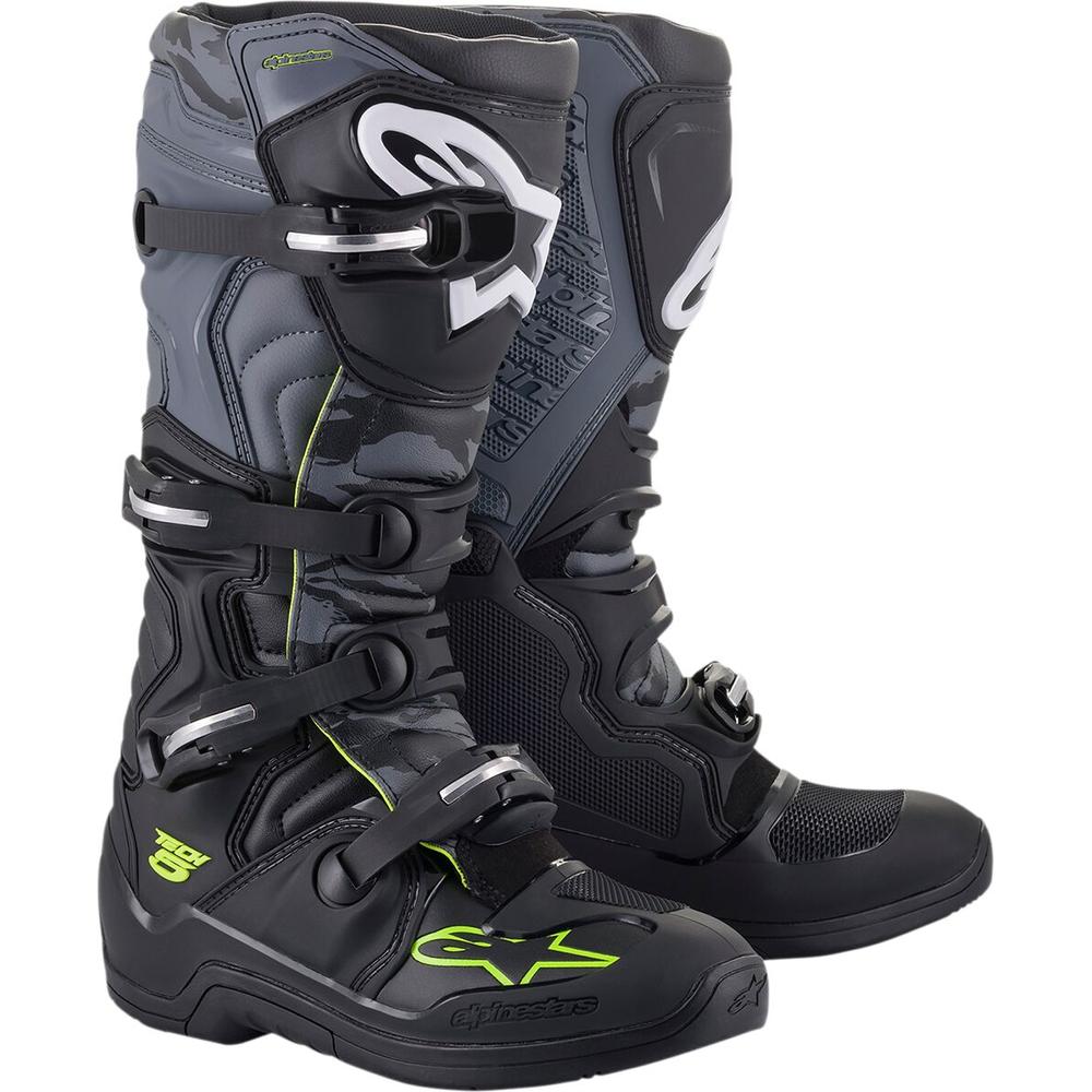 Alpinestars Tech 5 Boots Black / Grey / Fluo Yellow