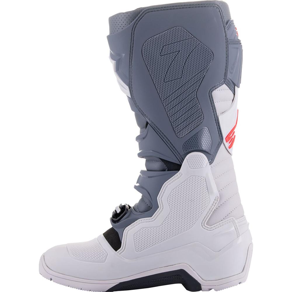 Alpinestars Tech 7 Enduro Boots Grey / Red FREE 1 YEAR Returns, FREE UK Delivery | ThrottleChimp