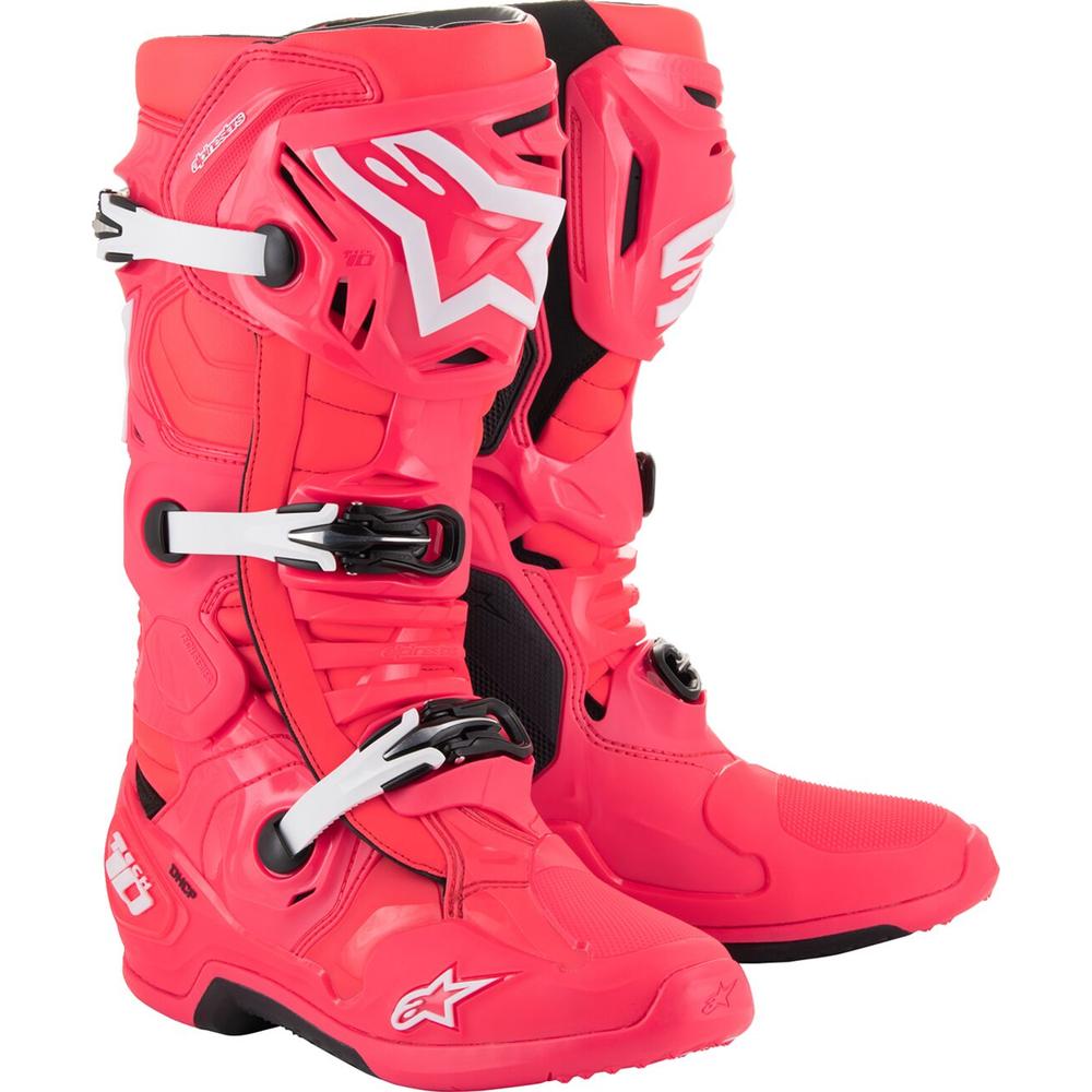 Alpinestars Tech 10 Limited Edition Boots Diva Pink / White