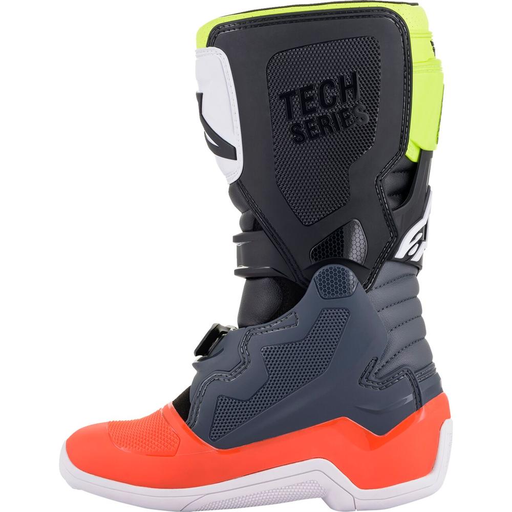 Alpinestars Tech 7S Youth Boots Grey / Red / Yellow