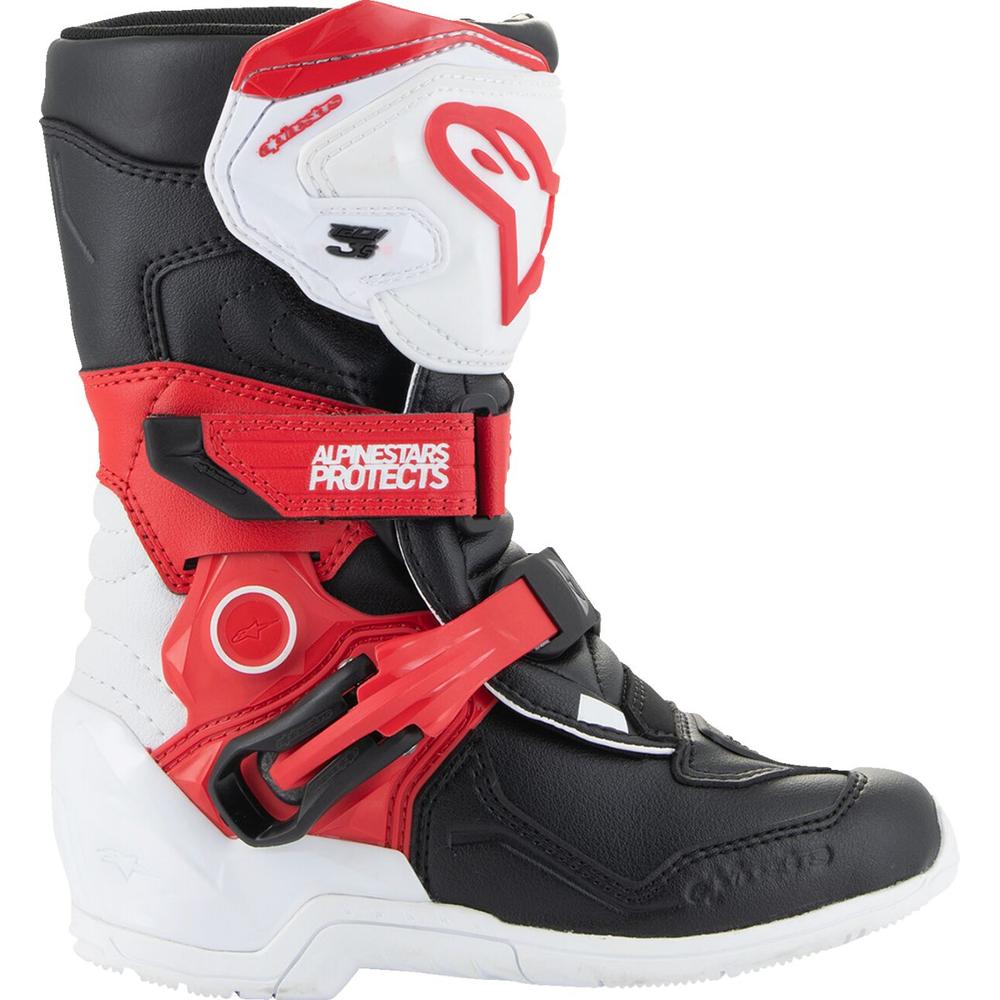 Alpinestars Tech 3S Kids Boots White / Black / Red