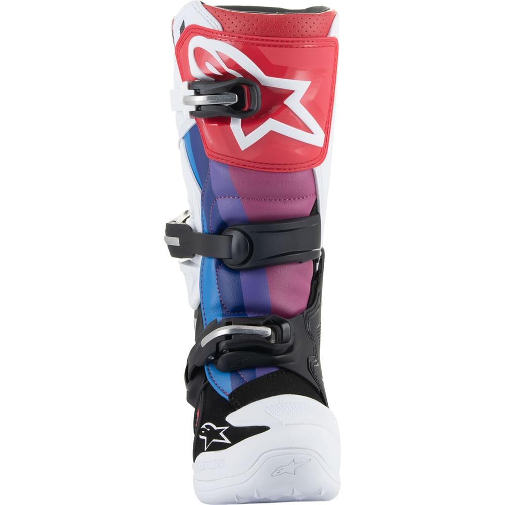 Alpinestars Tech 7S Youth Boots White / Black / Rainbow