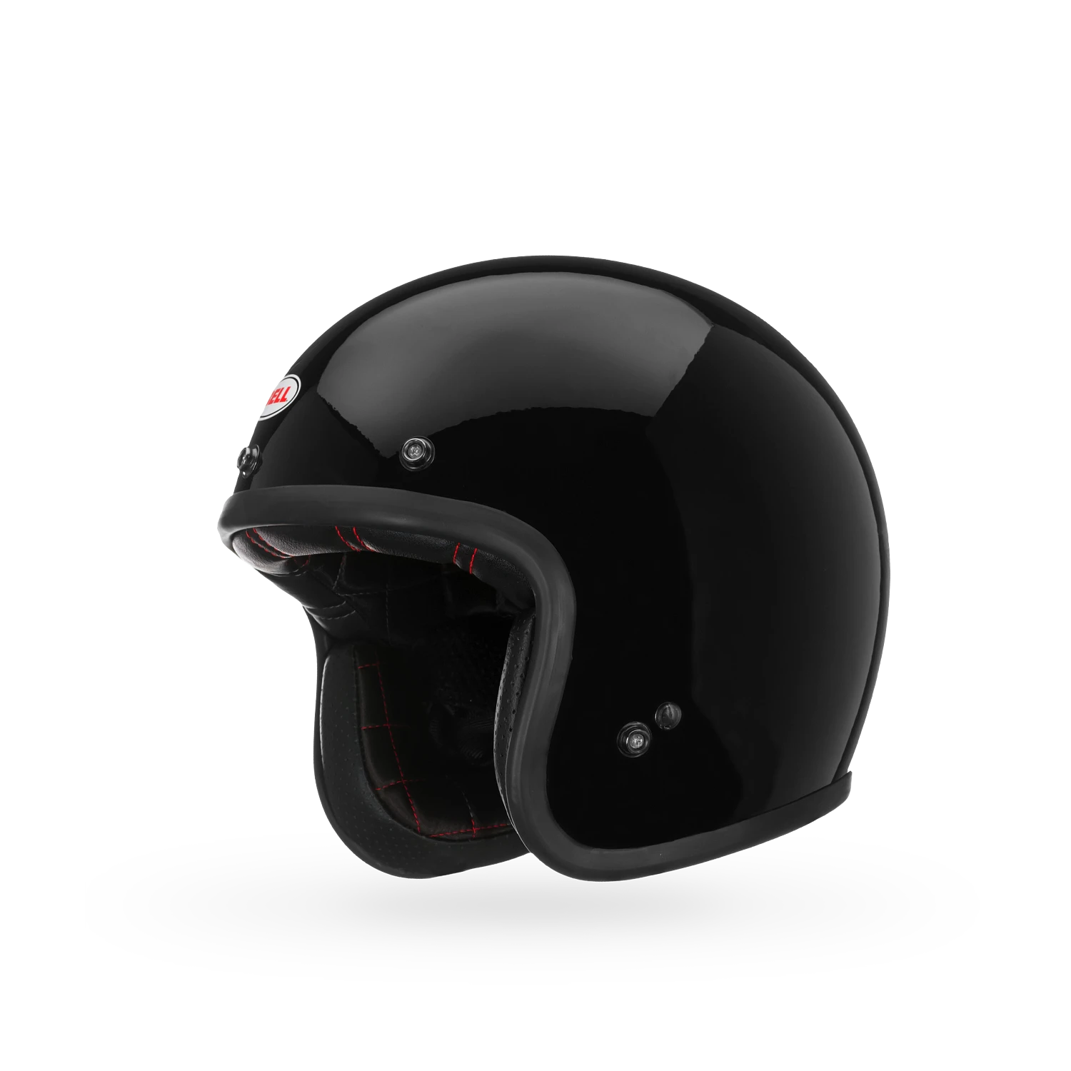 Bell Custom 500 Solid ECE 22.06 Open Face Helmet Black FREE 1 YEAR Returns, FREE UK Delivery | ThrottleChimp