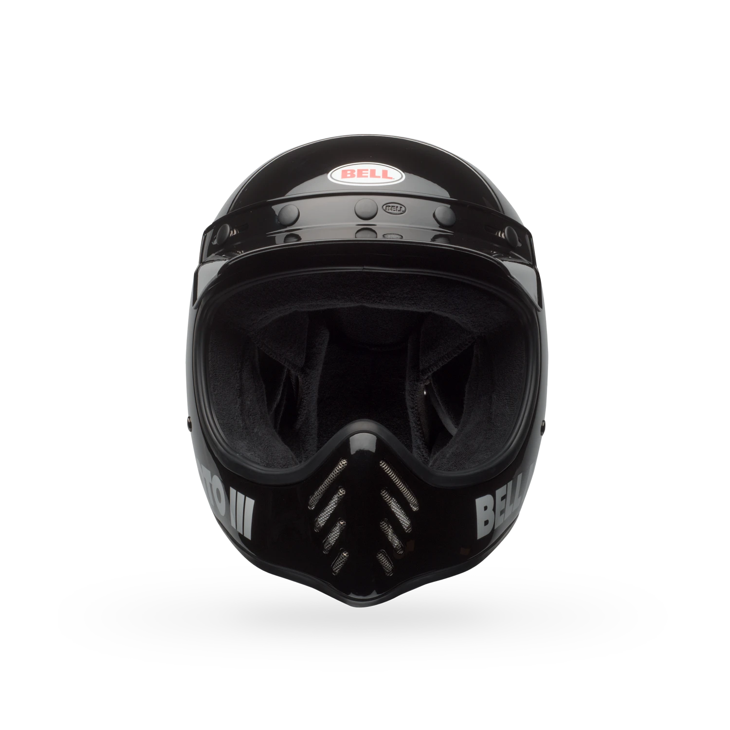 Bell Moto-3 Classic ECE 22.06 Full Face Helmet Black FREE 1 YEAR Returns, FREE UK Delivery | ThrottleChimp