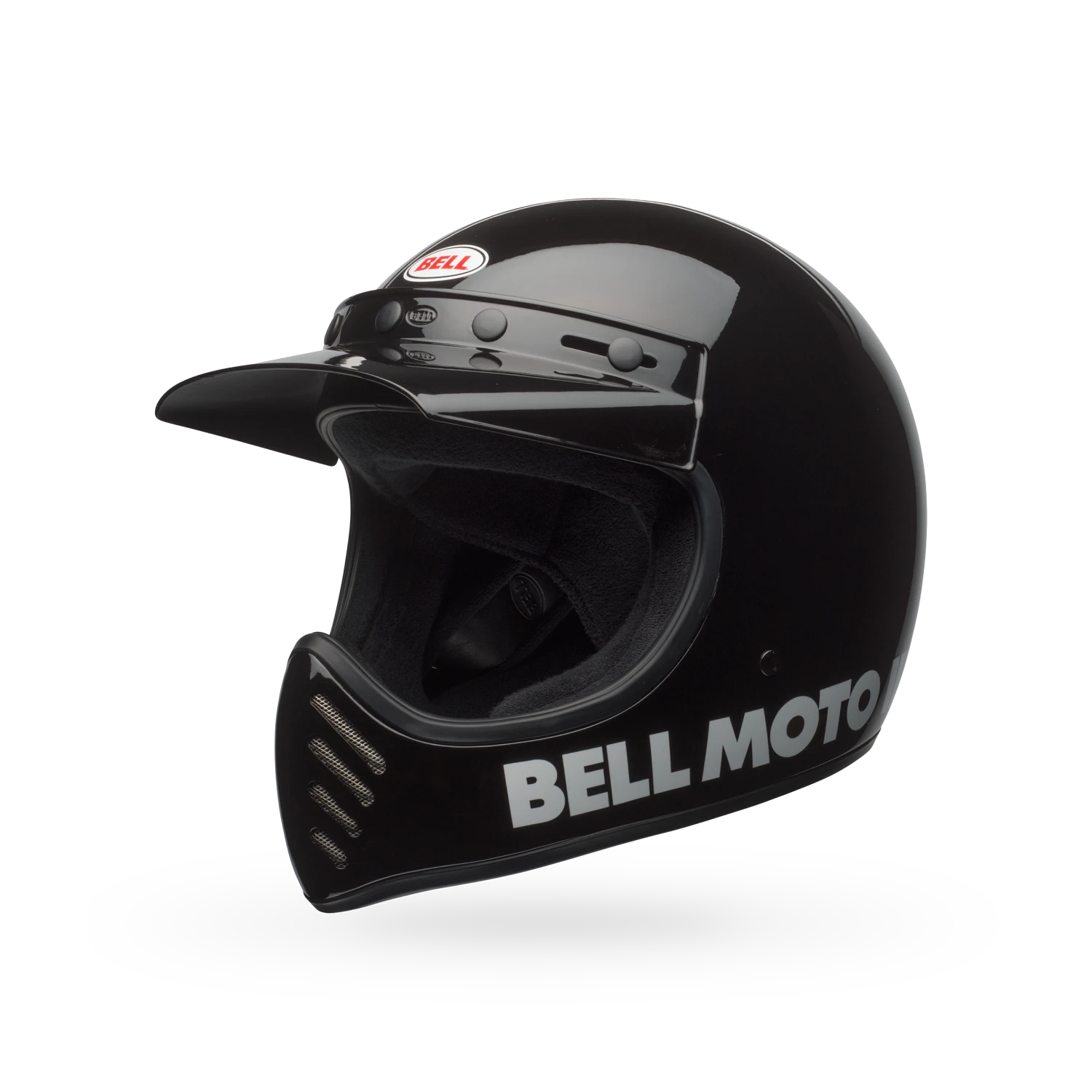 Bell Moto-3 Classic ECE 22.06 Full Face Helmet Black FREE 1 YEAR Returns, FREE UK Delivery | ThrottleChimp