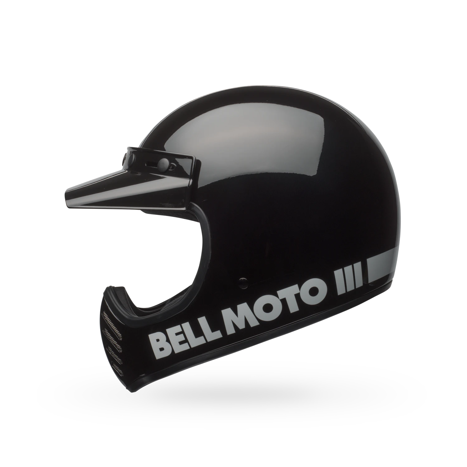 Bell Moto-3 Classic ECE 22.06 Full Face Helmet Black FREE 1 YEAR Returns, FREE UK Delivery | ThrottleChimp