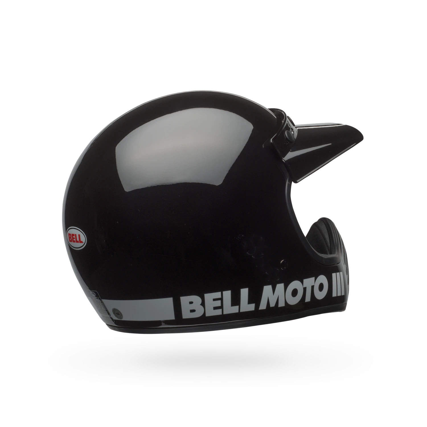 Bell Moto-3 Classic ECE 22.06 Full Face Helmet Black FREE 1 YEAR Returns, FREE UK Delivery | ThrottleChimp