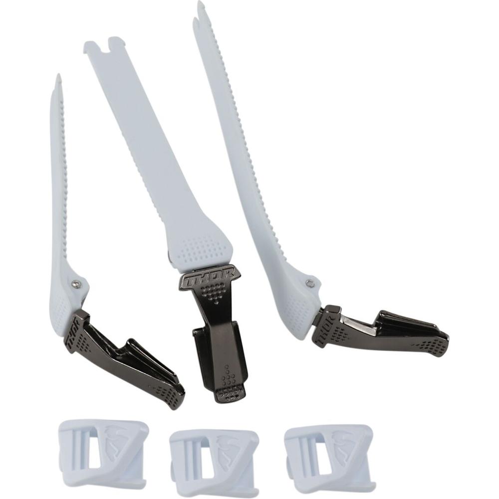 Thor Radial Boots Strap Kit White