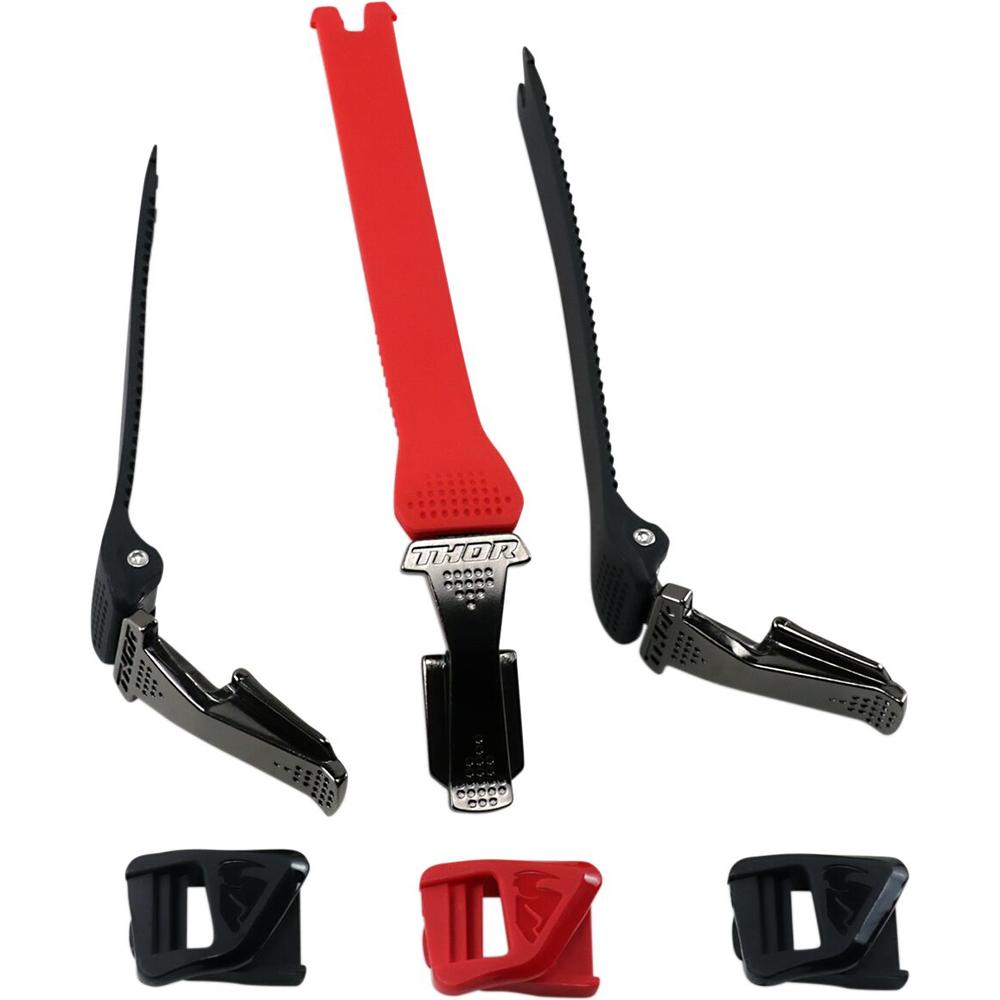 Thor Radial Boots Strap Kit Red / Black FREE 1 YEAR Returns, FREE UK Delivery | ThrottleChimp