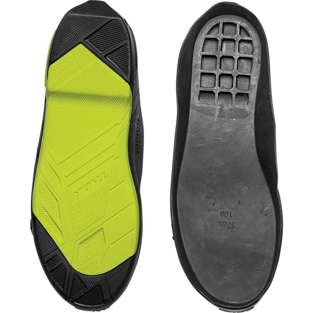 Thor Radial Boots Replacement Outsoles Black / Fluo Yellow FREE 1 YEAR Returns, FREE UK Delivery | ThrottleChimp