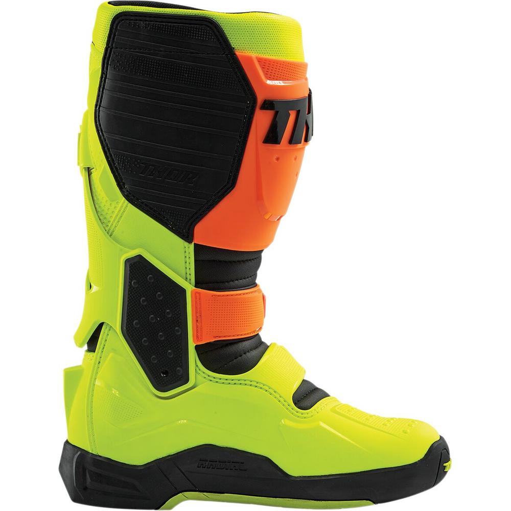 Thor Radial Boots Replacement Outsoles Black / Fluo Yellow FREE 1 YEAR Returns, FREE UK Delivery | ThrottleChimp