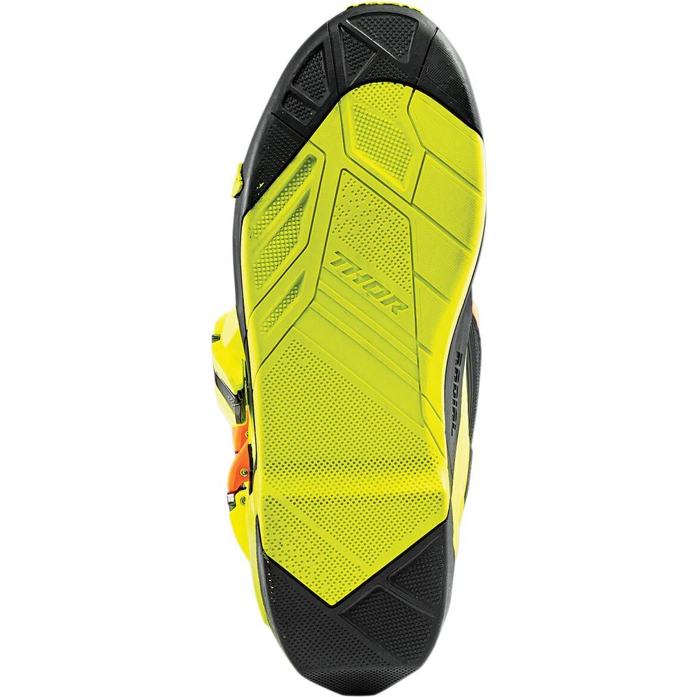 Thor Radial Boots Replacement Outsoles Black / Fluo Yellow FREE 1 YEAR Returns, FREE UK Delivery | ThrottleChimp