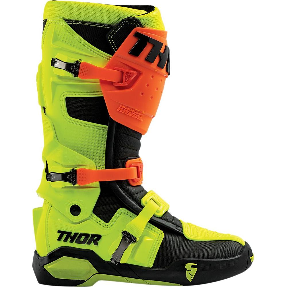 Thor Radial Boots Replacement Outsoles Black / Fluo Yellow FREE 1 YEAR Returns, FREE UK Delivery | ThrottleChimp