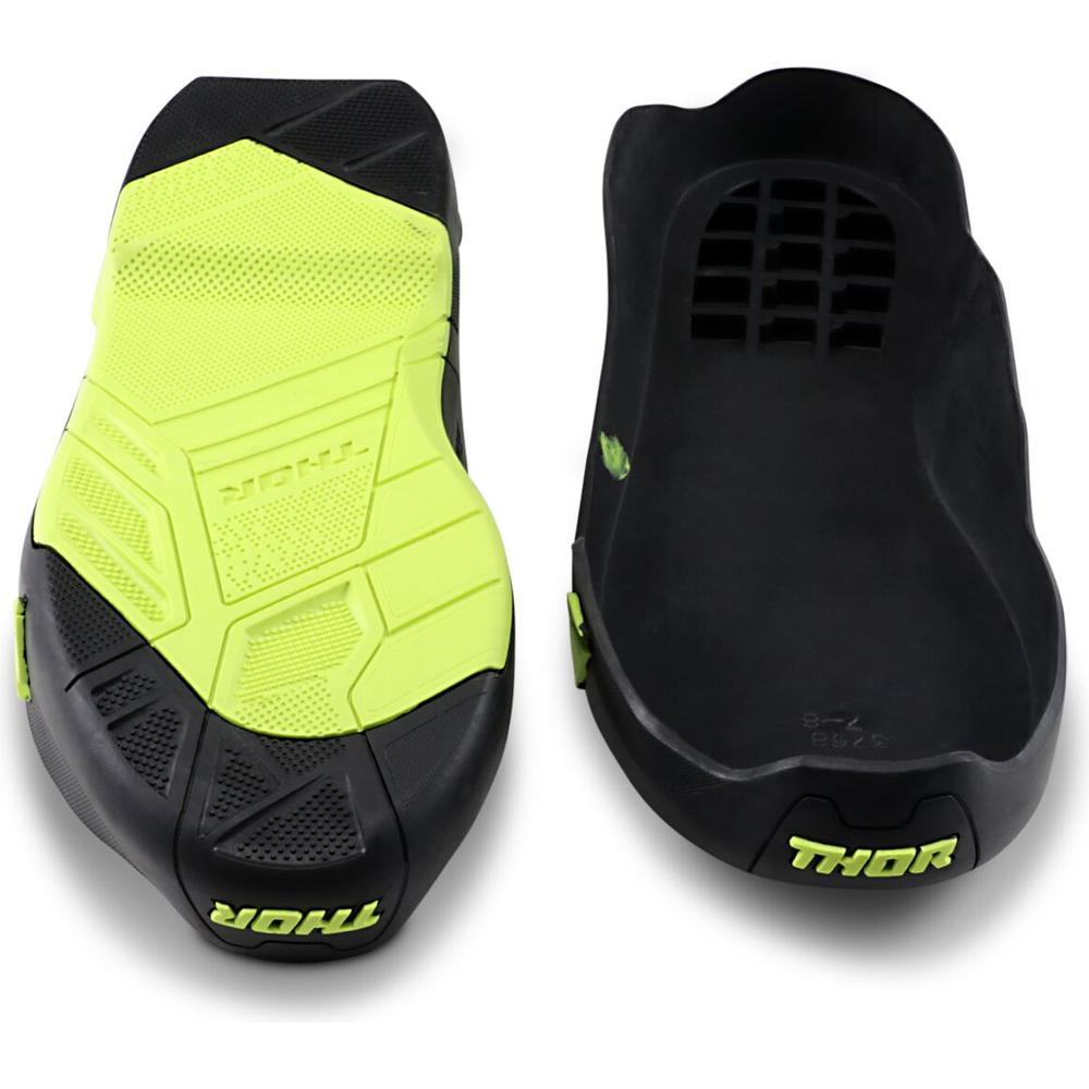 Thor Radial Boots Replacement Outsoles Black / Fluo Yellow FREE 1 YEAR Returns, FREE UK Delivery | ThrottleChimp