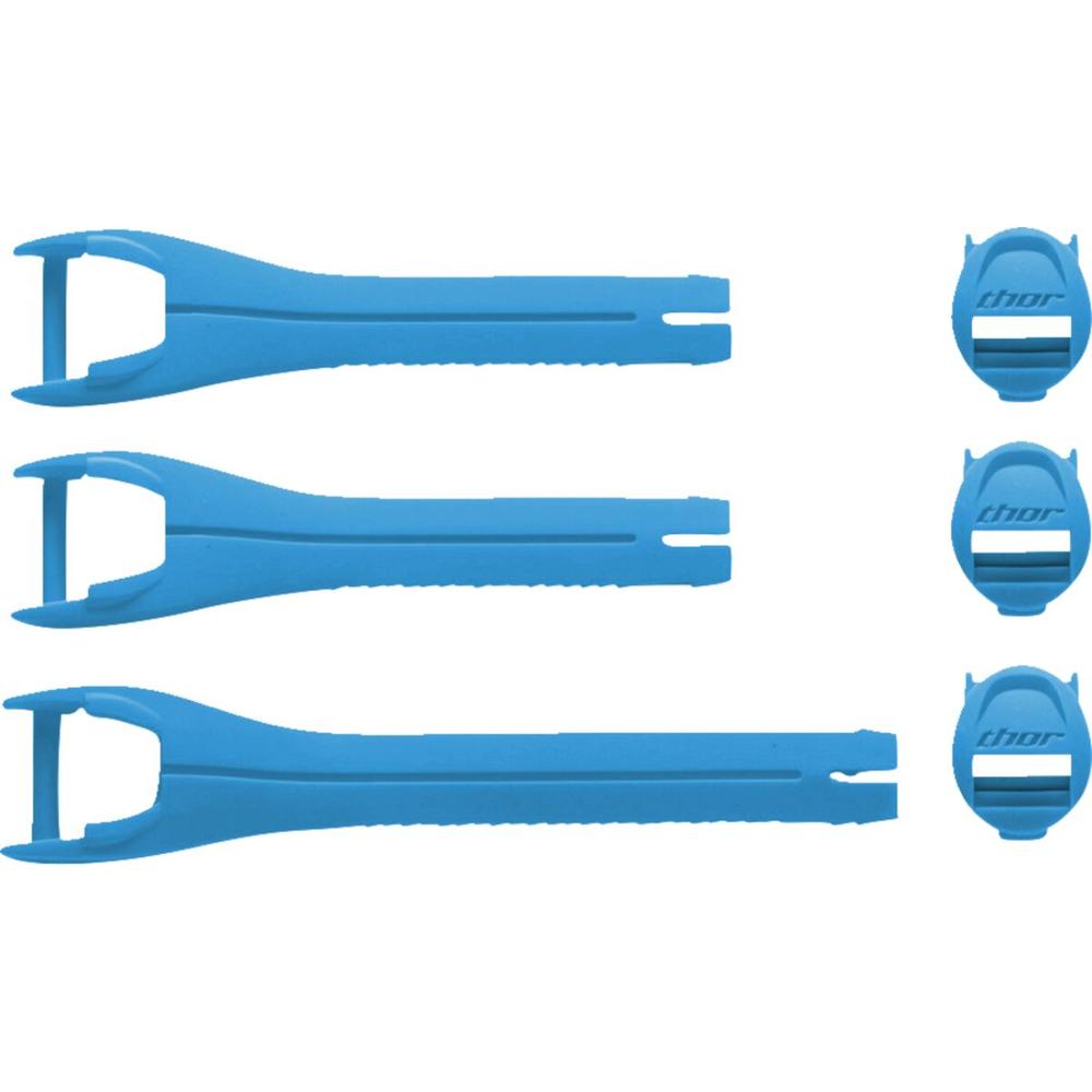 Thor Blitz XR Boots Strap Kit Blue / Black FREE 1 YEAR Returns, FREE UK Delivery | ThrottleChimp